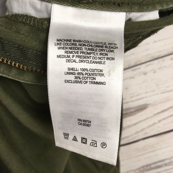 Columbia Mens Cargo Shorts 36 Omni-Shield 6-Pocket Dark Green Metal Button Trail - Picture 4 of 10